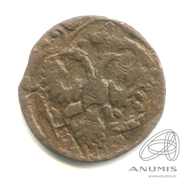 Полушка (¼ копейки) 1735 — (¼ копейки) - Орел 1730 г (Орел 1730 г.)
