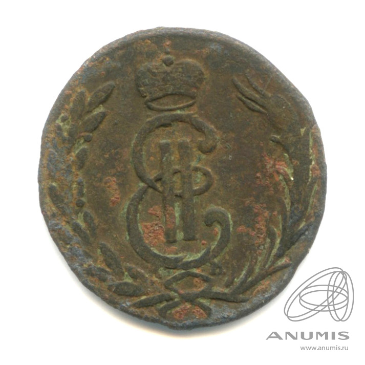 1 копейка 1771 КМ — Сибирская монета