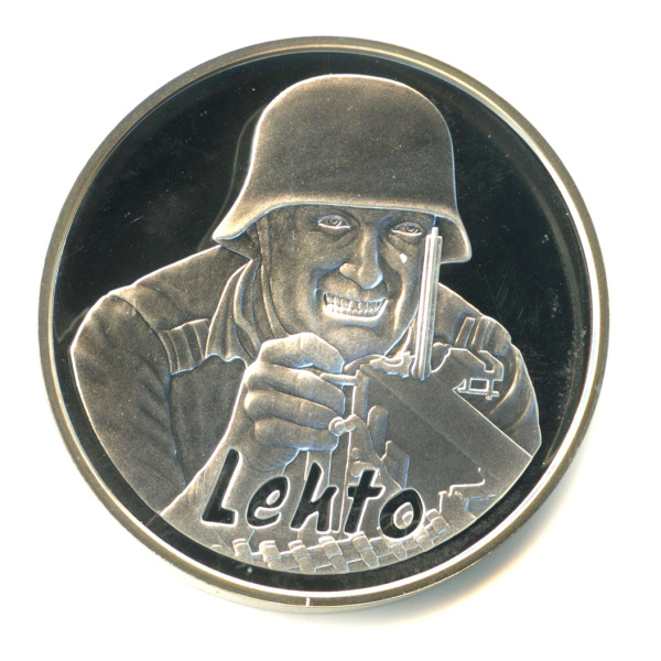 Медаль, Неизвестный солдат, 1955, м-25,1 грамм, проба 925, Лехто. В капсуле