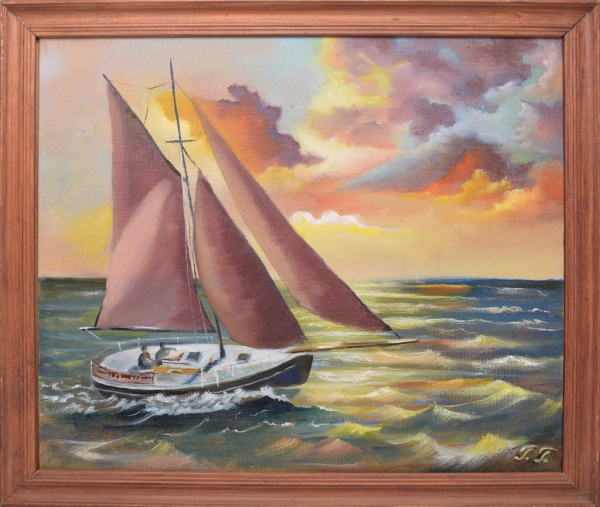 Картина «Тендер». Автор: Галина Гусева. Масло, картон. Размер 34×40 см