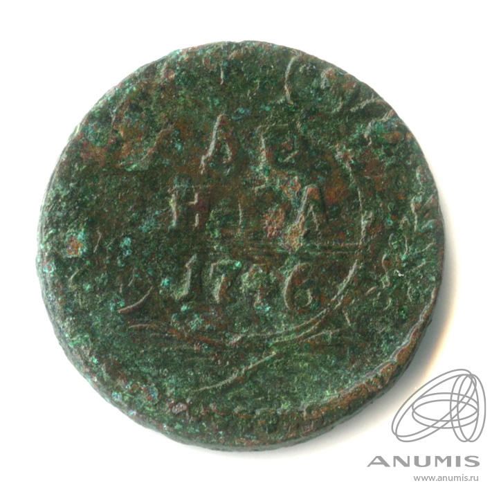 Деньга (½ копейки) 1746 — (½ копейки) - Орел 1744 г (Орел 1744 г.)