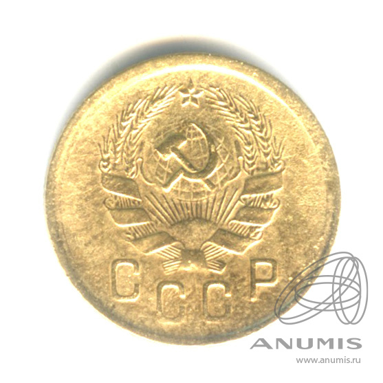 2 копейки 1936 — Венок 7 лент без круговой надписи