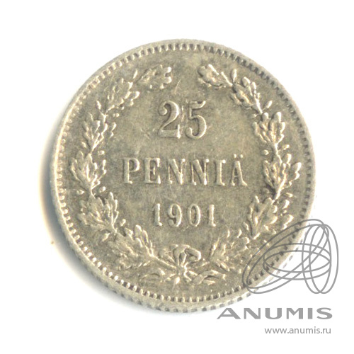 25 пенни 1901 L — Для Финляндии