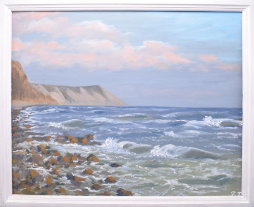 Картина «Крымский пейзаж». Автор: Галина Гусева. Масло, холст. Размер 54×44 см