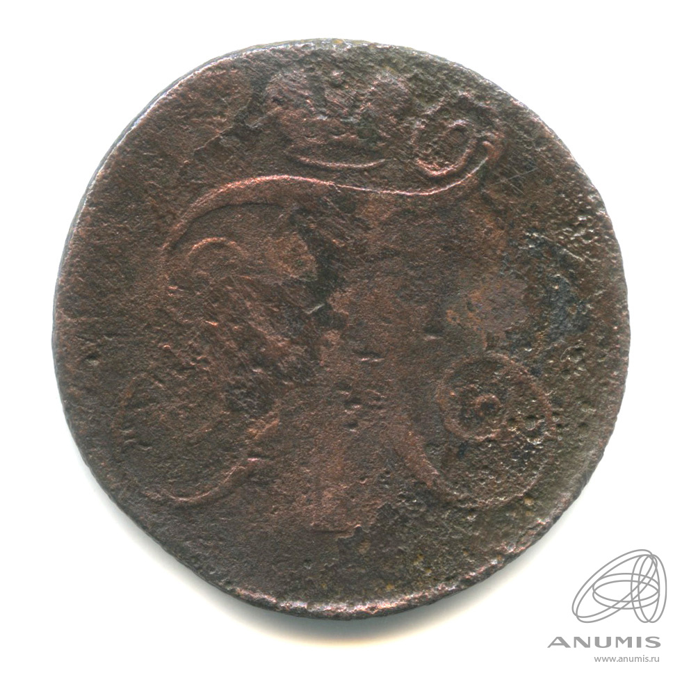 2 копейки 1798 АМ — Вензель Павла I