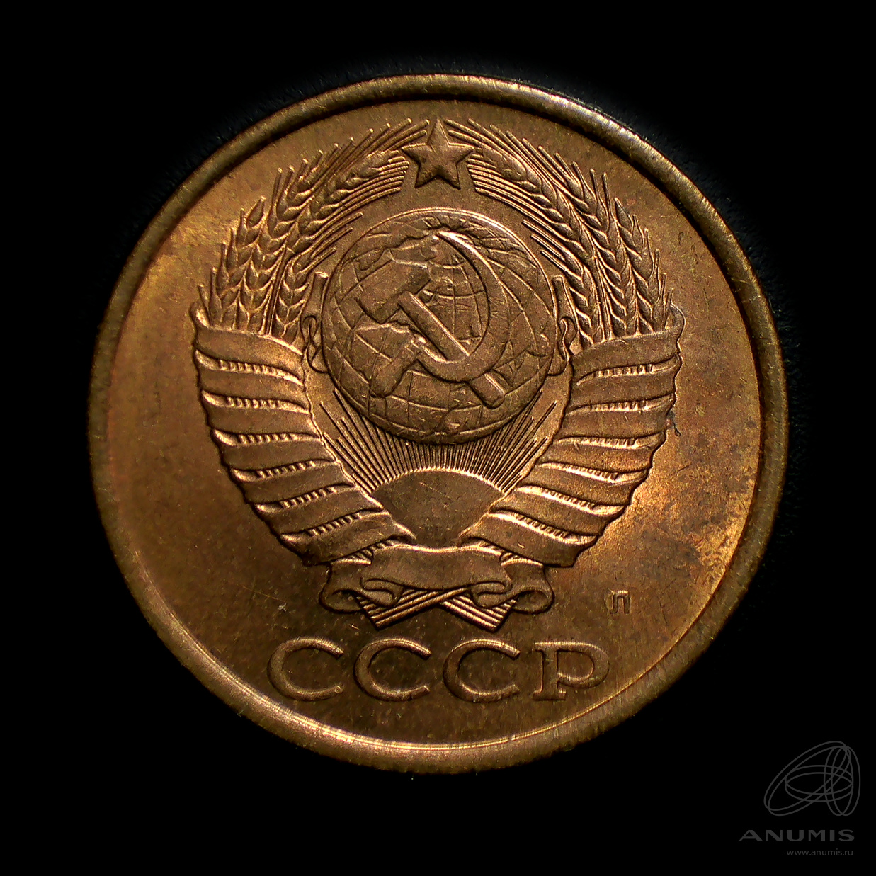 5 копеек 1991 Л — Штемпельный блеск