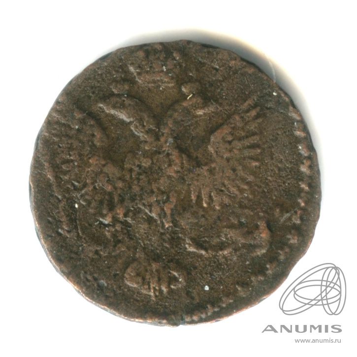 Деньга (½ копейки) 1745 — (½ копейки) - Орел 1744 г (Орел 1744 г.)