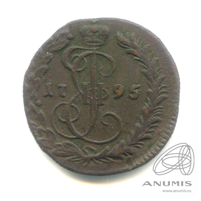 Деньга (½ копейки) 1795 КМ — (½ копейки) КМ