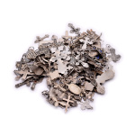 Лот серебряных нательных крестиков. Серебро. 224 г #1