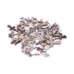 Лот серебряных нательных крестиков. Серебро. 224 г #2