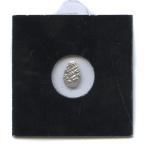 1 копейка KG# 1807 (Регулярный выпуск) (KG# 1807) 1701. В холдере. Петр I Алексеевич Романов (1696−1725 гг.) Каддашевский денежный двор. Степень редкости, лицевой шт. № 8, оборотн. шт. № 2. Серебро. Вес 0,28 г. Факт 0,282 г 1701 года (Русское царство) #2