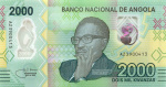 2000 кванз (Pick: # w163) 2020 (Ангола)