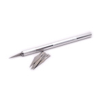 Нож-скальпель с набором сменных лезвий. Размер 14 см #2