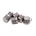 Набор кружек для глинтвейна. Олово. 6 шт. Размер 6,5×4 см (Норвегия) #2