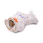 Солонка фарфоровая «Повар». Золочение. Размер 5×9 см. Без дефектов (СССР) #2