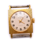 Часы наручные «Слава». Без ремешка. Механика. Клеймо AU-125+. Редкость, рабочие (на ходу). Размер 2,2×2,2 см (СССР) #1