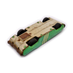 Игрушка машина Радуга-3. Верхняя Пышма. Металл. Размер 6,5×15 см (СССР) #2