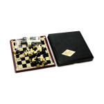 Шахматы и шашки в коробке. все фигуры на месте, размер 15×15 см (СССР) #2