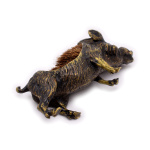 Статуэтка Кабан. Бронза венская. Размер 13×6 см. Дефекты: отсутствует часть хвоста #2