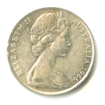 50 центов (Регулярный выпуск) 1966 (Австралия)