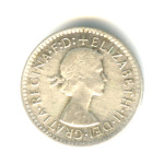 3 пенса (Регулярный выпуск) 1956 (Австралия)