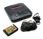 Игровая приставка SEGA+картридж 9в1 игр. Дефекты: включается, плохо работает джойстик #1