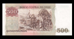 500 песо (Pick: # 153) 1987 1987 года (Чили) #2