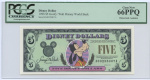 5 долларов Дисней 1998. В слабе. В слабе PCGS 66. Редкость 1998 года (США) #1