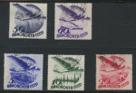 Лот почтовых марок «10-летие гражданской авиации СССР». 5 шт 1934 года (СССР) #1