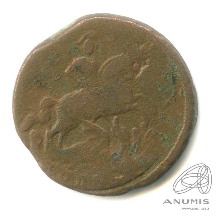 1 копейка 1760 — Вензель императрицы Елизаветы. 2,7 см