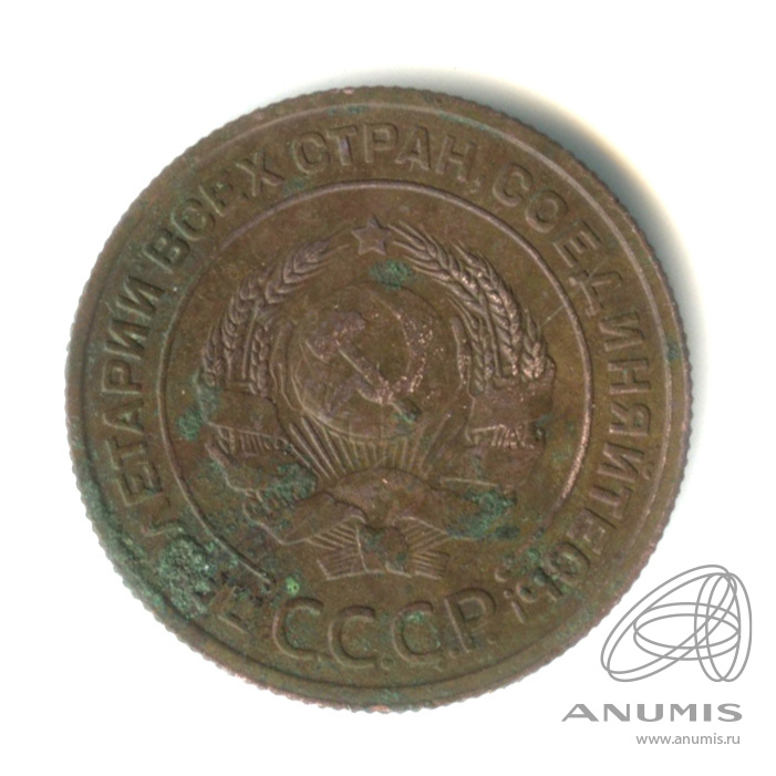 2 копейки 1924 — Гурт рубчатый. На Николаевском кружке