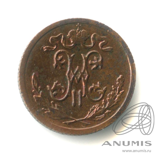 ½ копейки 1912 СПБ — Вензель Николая II