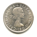 1 шиллинг (Регулярный выпуск) 1953 (Австралия)