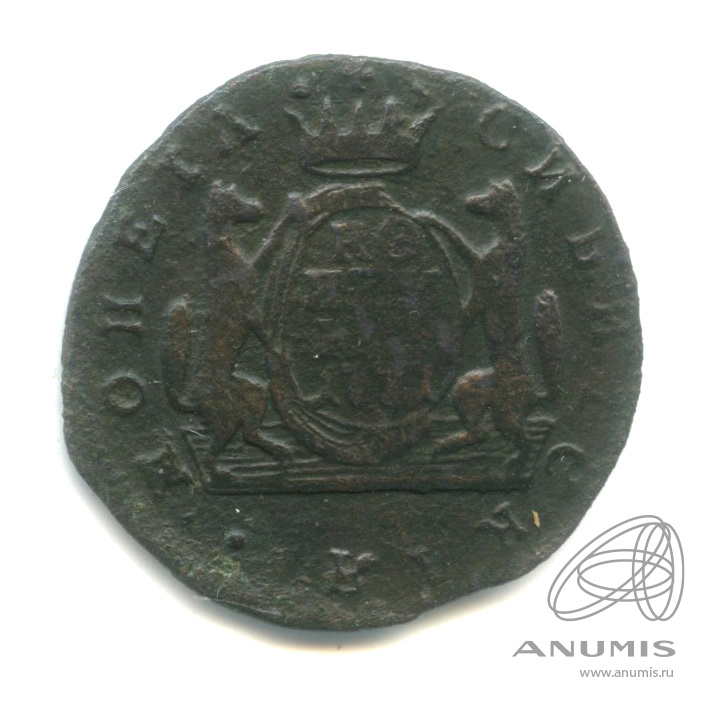 1 копейка 1771 КМ — Сибирская монета КМ