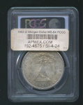 1 доллар O (Регулярный выпуск) 1902 O. в слабе PCGS MS64. Монетный двор — Нью Орлеан 1902 года O (США) #2