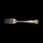 Серебряная вилка Mermod & Jaccard jewelry Co. среди других клеймо sterling. Длина ~ 190 mm. Ag. 76,2 гр 1893 года (США) #2